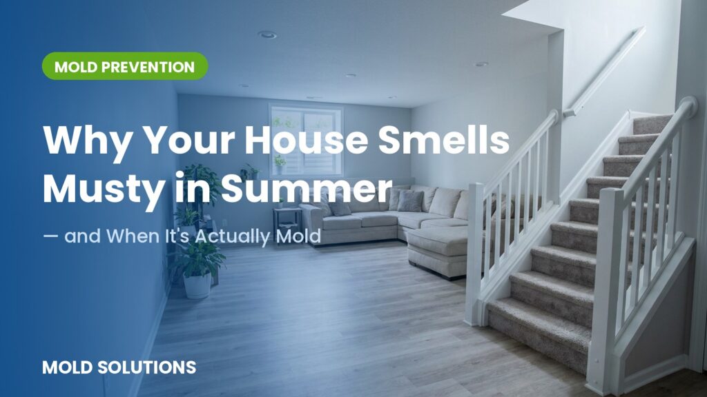 Why your house smells musty in summer and when it's mold — Mold Solutions